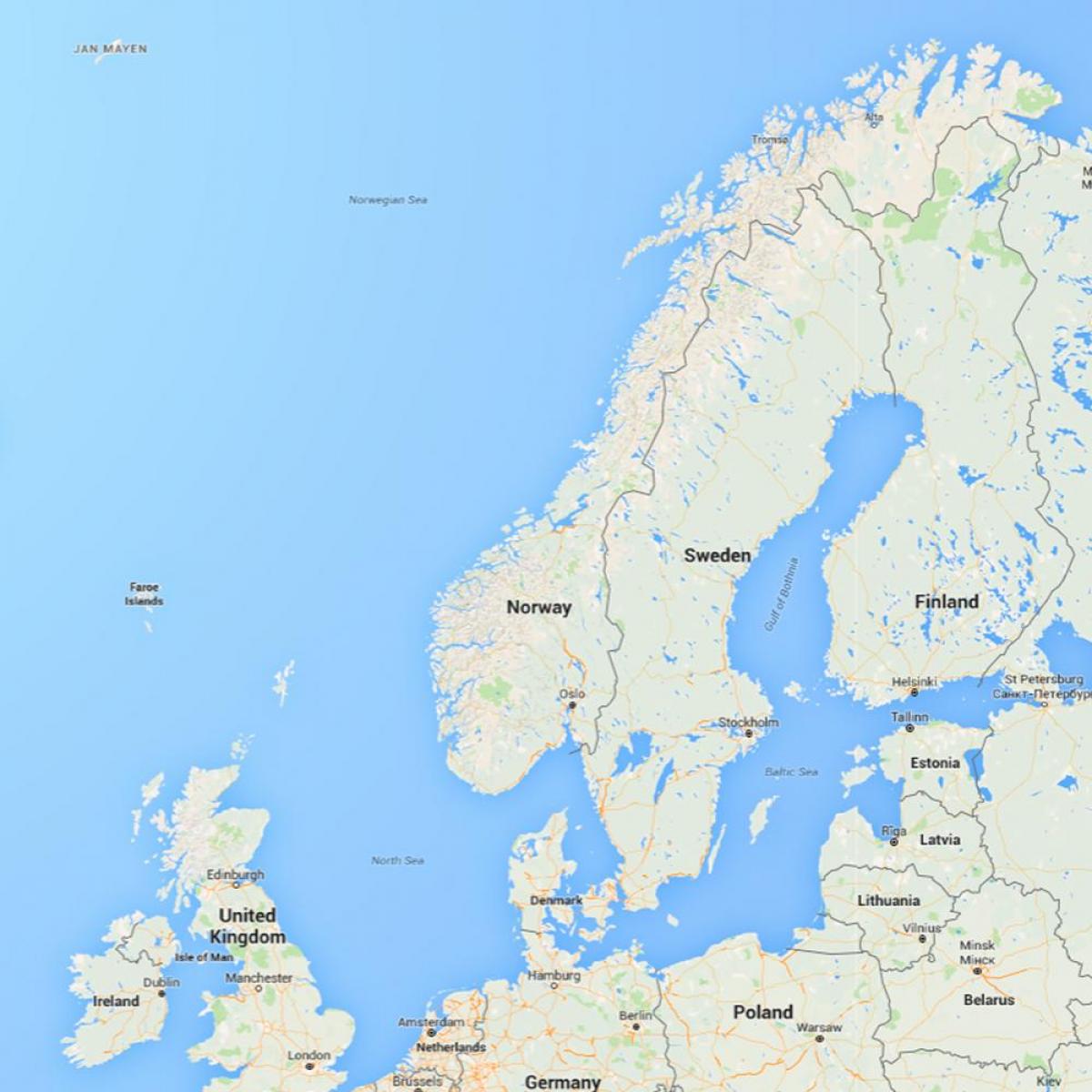 bản đồ na na Uy