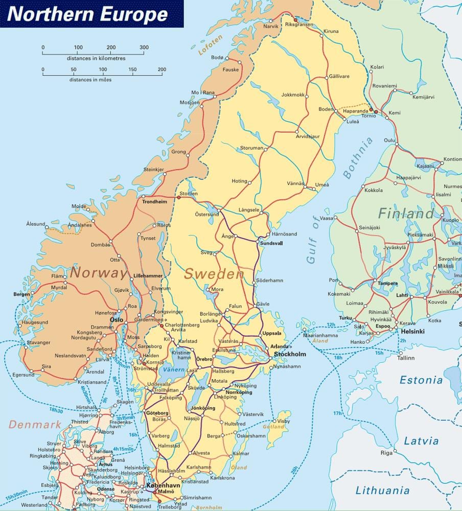 bản đồ narvik na Uy