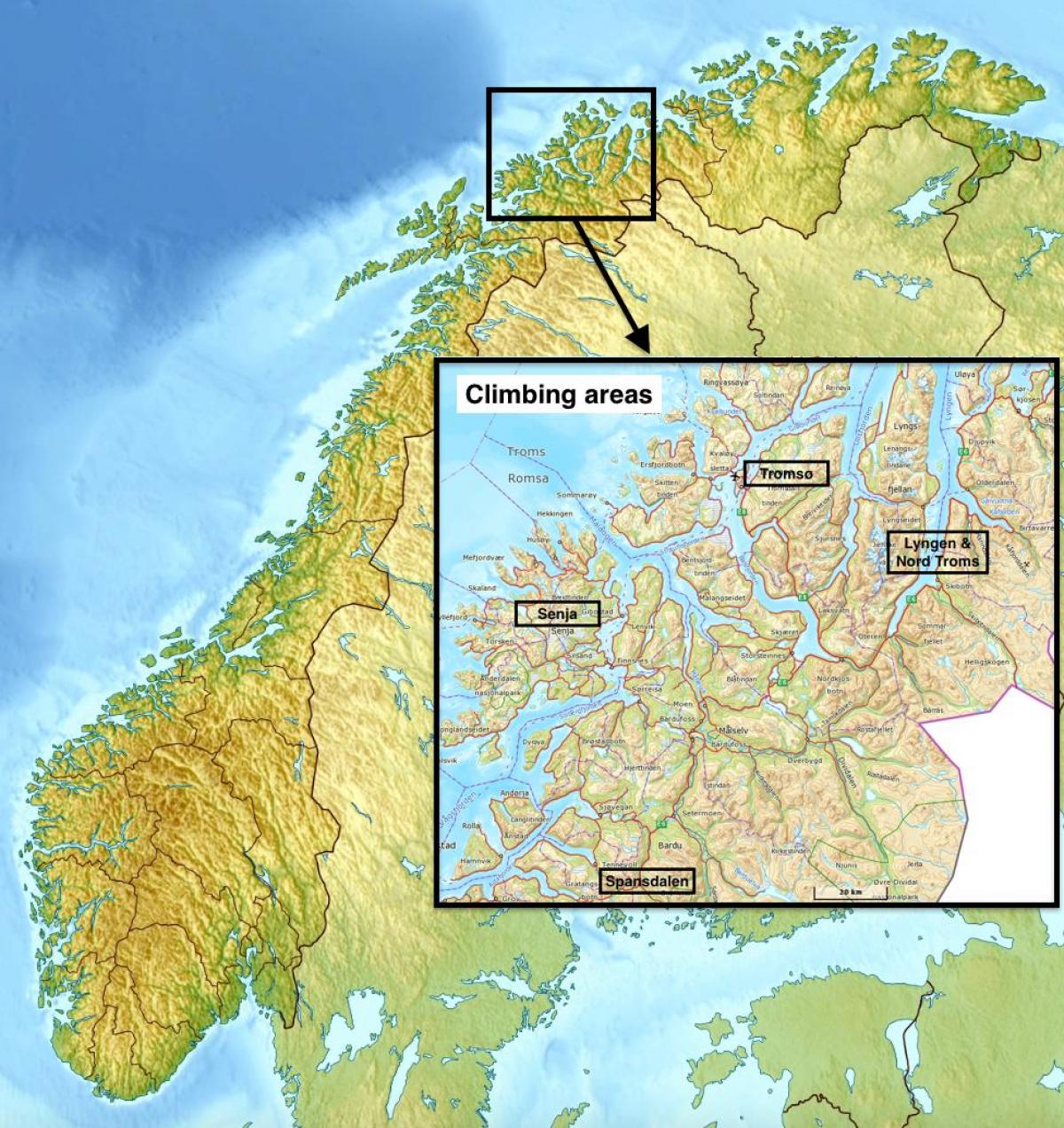 na-Uy bản đồ
