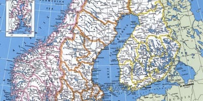Bản đồ, chi tiết na Uy
