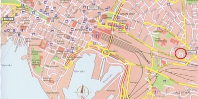 Bản đồ của người na-Uy trung tâm thành phố