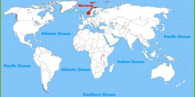 Bản đồ thế giới đang ở na Uy