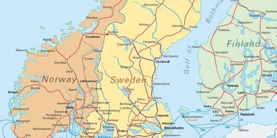 Bản đồ narvik na Uy